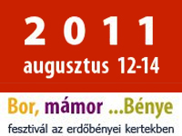 Bor, mámor, Bénye – Fesztivál az erdőbényei kertekben 2011